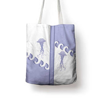Western Yoke Tote Bag Jellyfish And Water Bubbles Cowboy Style - Wonder Print Shop