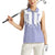 Western Yoke Women Sleeveless Polo Shirt Jellyfish And Water Bubbles Cowboy Style - Wonder Print Shop