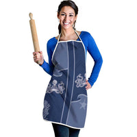 Western Yoke Apron Octopus And Coral Cowboy Style - Wonder Print Shop