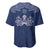 Western Yoke Baseball Jersey Octopus And Coral Cowboy Style - Wonder Print Shop