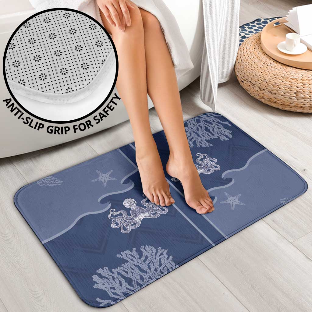 Western Yoke Bathroom Set Octopus And Coral Cowboy Style - Wonder Print Shop