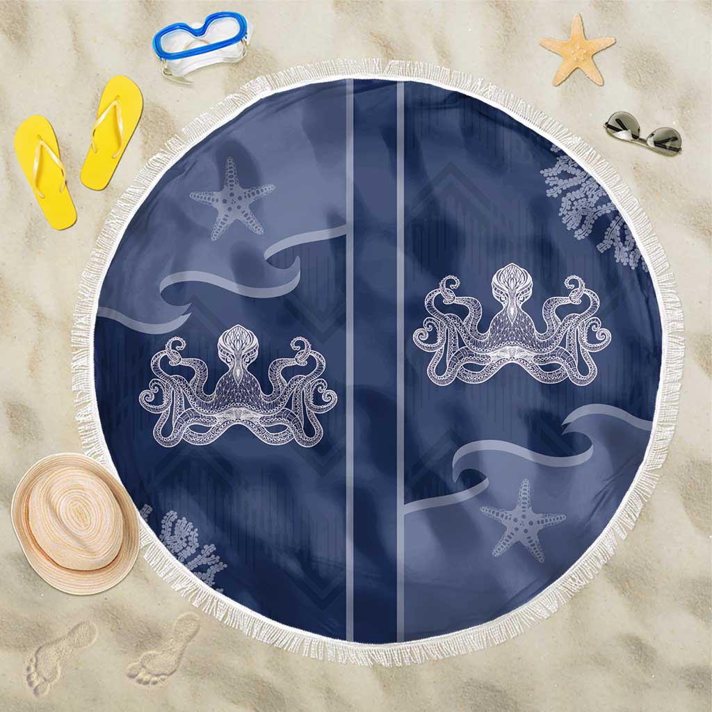 Western Yoke Beach Blanket Octopus And Coral Cowboy Style - Wonder Print Shop