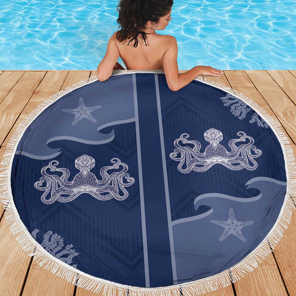 Western Yoke Beach Blanket Octopus And Coral Cowboy Style - Wonder Print Shop