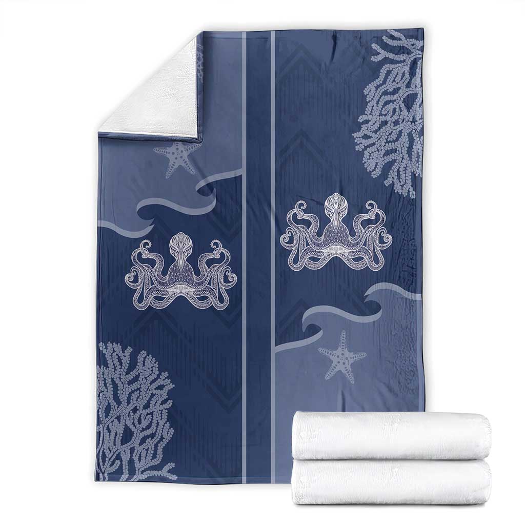 Western Yoke Blanket Octopus And Coral Cowboy Style - Wonder Print Shop