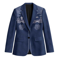 Western Yoke Blazer Octopus And Coral Cowboy Style - Wonder Print Shop