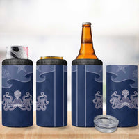 Western Yoke 4 in 1 Can Cooler Tumbler Octopus And Coral Cowboy Style - Wonder Print Shop