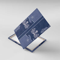 Western Yoke Canvas Wall Art Octopus And Coral Cowboy Style - Wonder Print Shop