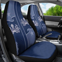 Western Yoke Car Seat Cover Octopus And Coral Cowboy Style - Wonder Print Shop