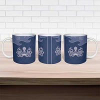 Western Yoke Ceramic Mug Octopus And Coral Cowboy Style - Wonder Print Shop