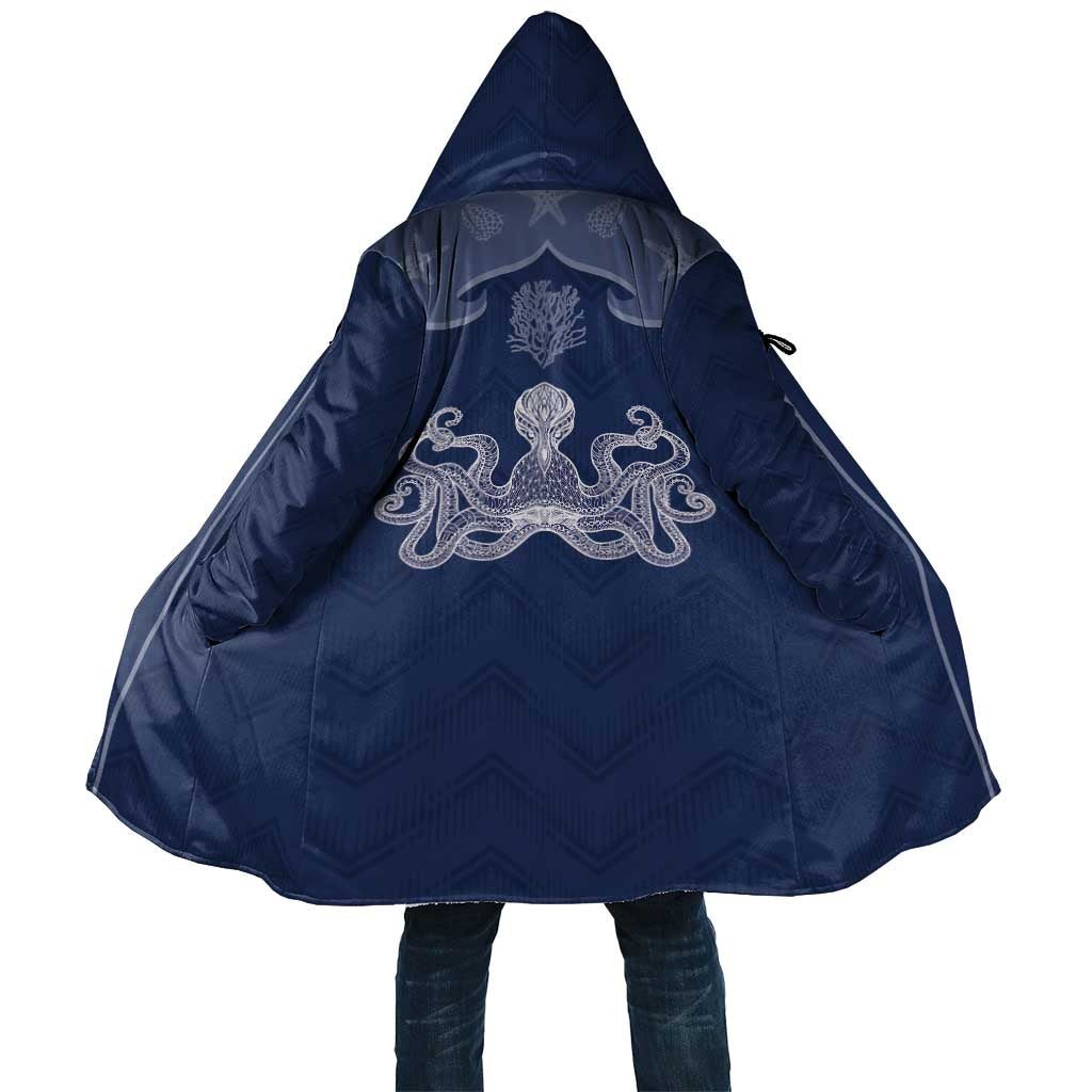 Western Yoke Cloak Octopus And Coral Cowboy Style - Wonder Print Shop