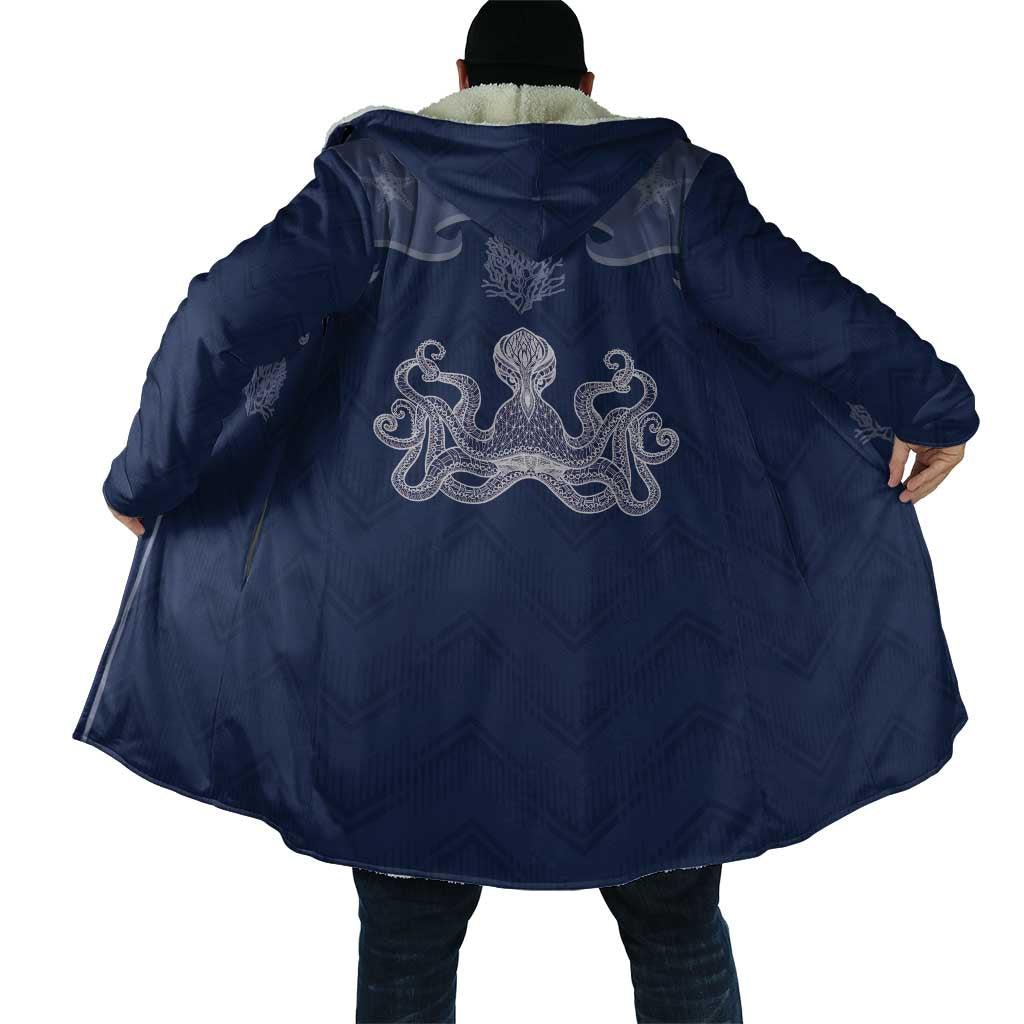 Western Yoke Cloak Octopus And Coral Cowboy Style - Wonder Print Shop