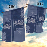 Western Yoke Garden Flag Octopus And Coral Cowboy Style - Wonder Print Shop