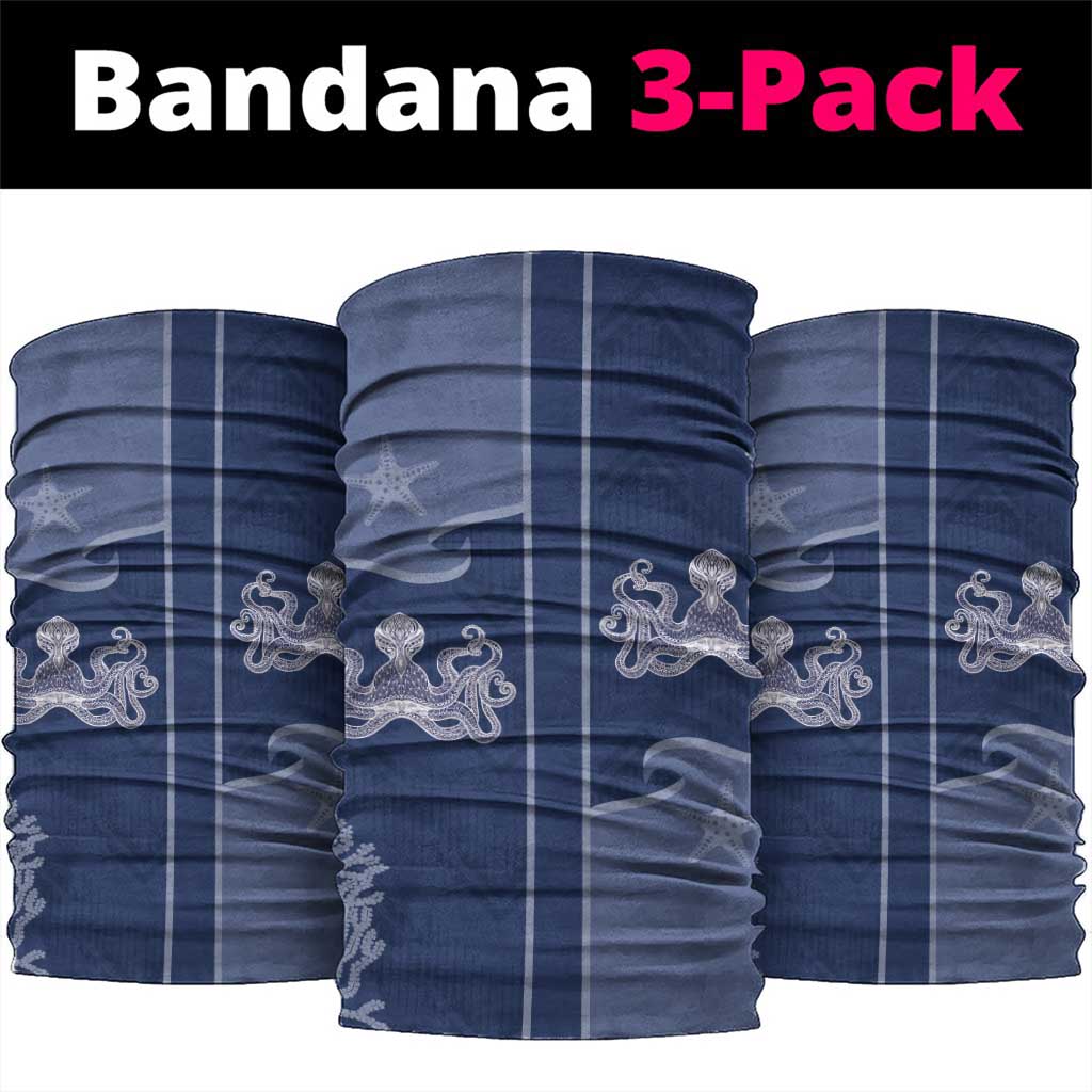 Western Yoke Neck Gaiter Octopus And Coral Cowboy Style - Wonder Print Shop