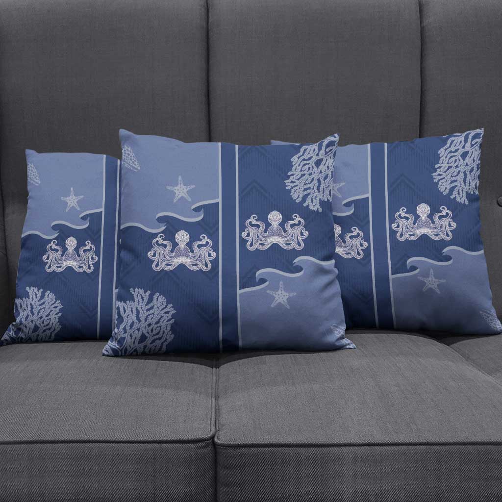 Western Yoke Pillow Cover Octopus And Coral Cowboy Style - Wonder Print Shop