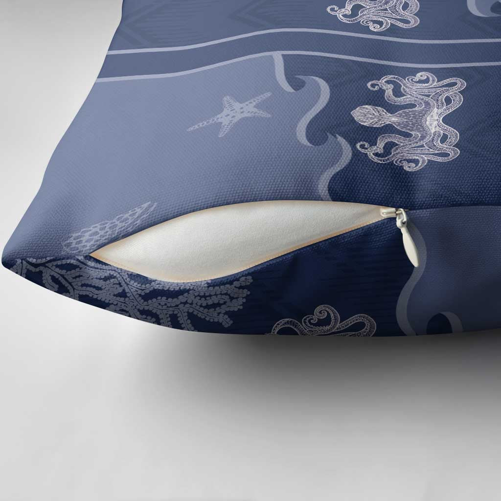 Western Yoke Pillow Cover Octopus And Coral Cowboy Style - Wonder Print Shop