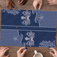 Western Yoke Puzzle Octopus And Coral Cowboy Style - Wonder Print Shop