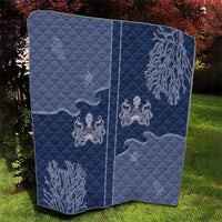 Western Yoke Quilt Octopus And Coral Cowboy Style - Wonder Print Shop