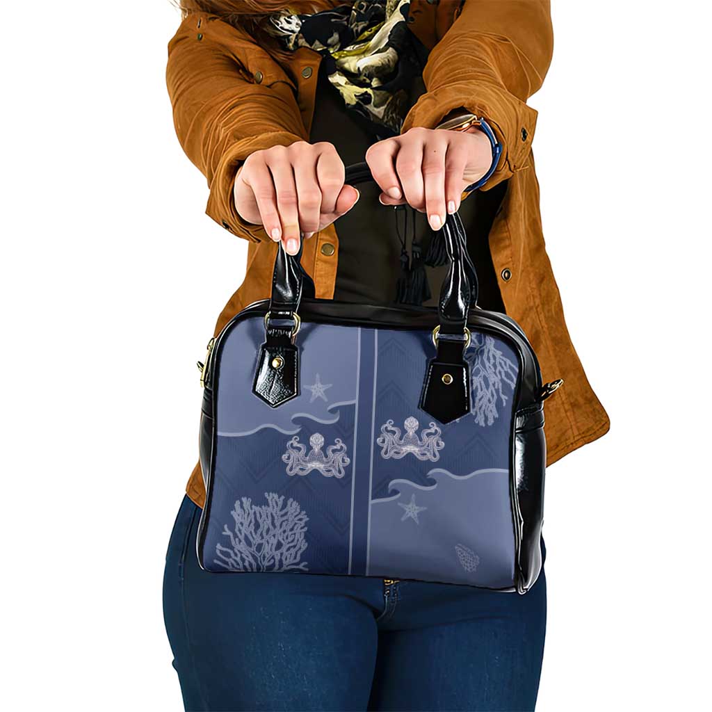 Western Yoke Shoulder Handbag Octopus And Coral Cowboy Style - Wonder Print Shop