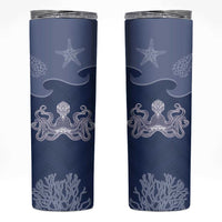 Western Yoke Skinny Tumbler Octopus And Coral Cowboy Style - Wonder Print Shop