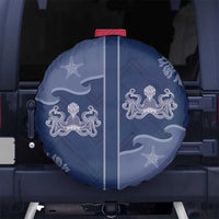 Western Yoke Spare Tire Cover Octopus And Coral Cowboy Style - Wonder Print Shop