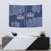 Western Yoke Tapestry Octopus And Coral Cowboy Style - Wonder Print Shop