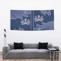 Western Yoke Tapestry Octopus And Coral Cowboy Style - Wonder Print Shop