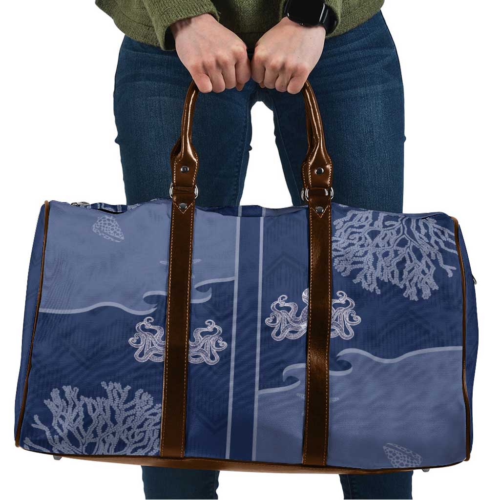 Western Yoke Travel Bag Octopus And Coral Cowboy Style - Wonder Print Shop
