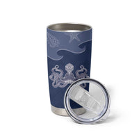 Western Yoke Tumbler Cup Octopus And Coral Cowboy Style - Wonder Print Shop
