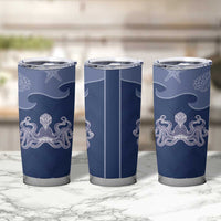 Western Yoke Tumbler Cup Octopus And Coral Cowboy Style - Wonder Print Shop