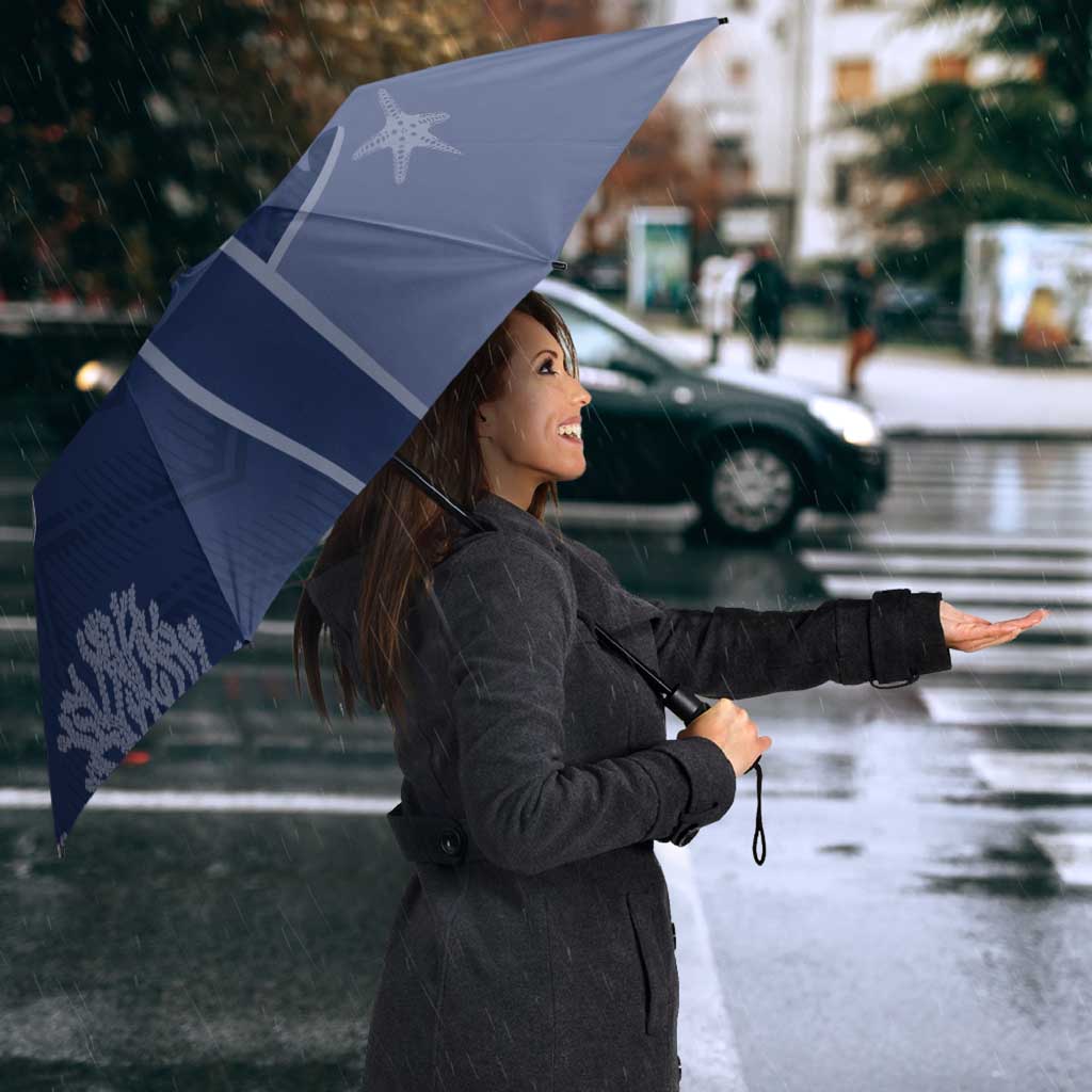 Western Yoke Umbrella Octopus And Coral Cowboy Style - Wonder Print Shop