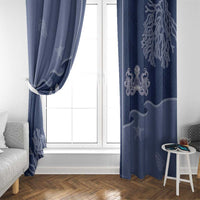 Western Yoke Window Curtain Octopus And Coral Cowboy Style - Wonder Print Shop