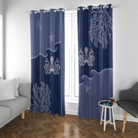 Western Yoke Window Curtain Octopus And Coral Cowboy Style - Wonder Print Shop