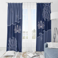 Western Yoke Window Curtain Octopus And Coral Cowboy Style - Wonder Print Shop