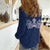 Western Yoke Women Casual Shirt Octopus And Coral Cowboy Style - Wonder Print Shop