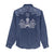 Western Yoke Women Casual Shirt Octopus And Coral Cowboy Style - Wonder Print Shop
