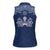 Western Yoke Women Sleeveless Polo Shirt Octopus And Coral Cowboy Style - Wonder Print Shop