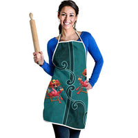 Western Yoke Apron Flamingo Relax Cowboy Style - Wonder Print Shop