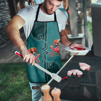 Western Yoke Apron Flamingo Relax Cowboy Style - Wonder Print Shop