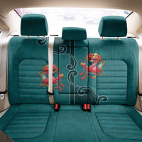 Western Yoke Back Car Seat Cover Flamingo Relax Cowboy Style - Wonder Print Shop