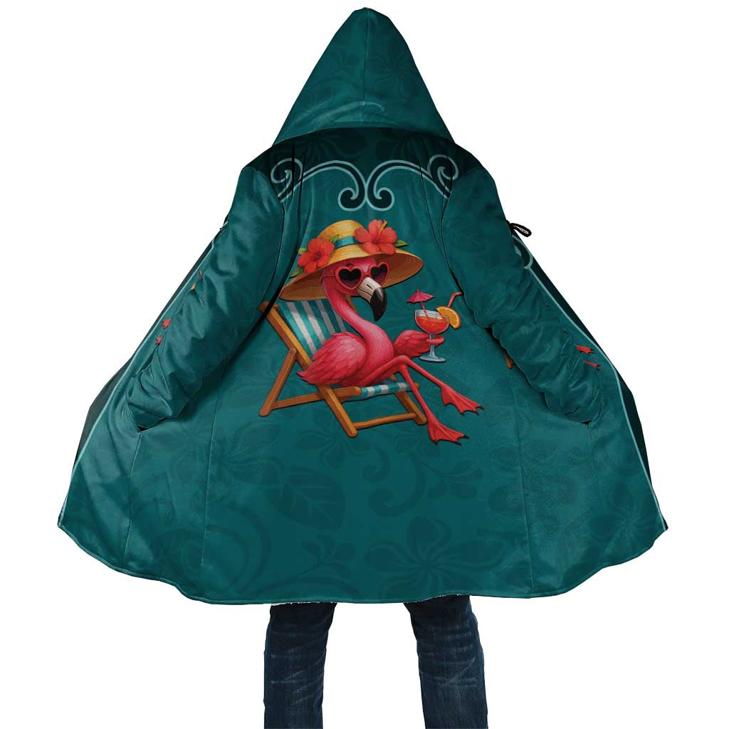 Western Yoke Cloak Flamingo Relax Cowboy Style - Wonder Print Shop