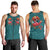 Western Yoke Men Tank Top Flamingo Relax Cowboy Style - Wonder Print Shop