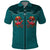 Western Yoke Polo Shirt Flamingo Relax Cowboy Style - Wonder Print Shop