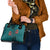 Western Yoke Shoulder Handbag Flamingo Relax Cowboy Style - Wonder Print Shop