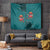 Western Yoke Tapestry Flamingo Relax Cowboy Style - Wonder Print Shop