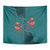 Western Yoke Tapestry Flamingo Relax Cowboy Style - Wonder Print Shop