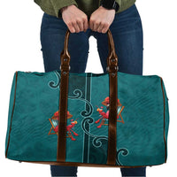 Western Yoke Travel Bag Flamingo Relax Cowboy Style - Wonder Print Shop