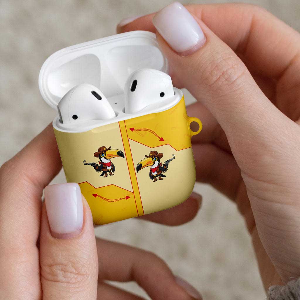 Western Yoke AirPods Case Toucan Cowboy Style - Wonder Print Shop