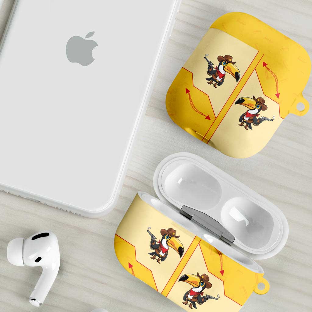 Western Yoke AirPods Case Toucan Cowboy Style - Wonder Print Shop