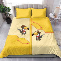 Western Yoke Bedding Set Toucan Cowboy Style - Wonder Print Shop