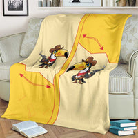 Western Yoke Blanket Toucan Cowboy Style - Wonder Print Shop